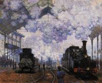 Monet, Claude Oscar - Arrival at Saint-Lazare Station